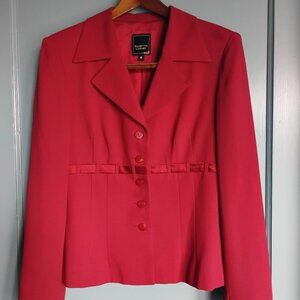 Crimson Nanette Lepore fitted blazer